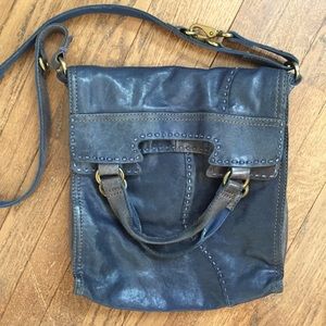Lucky large foldover tote